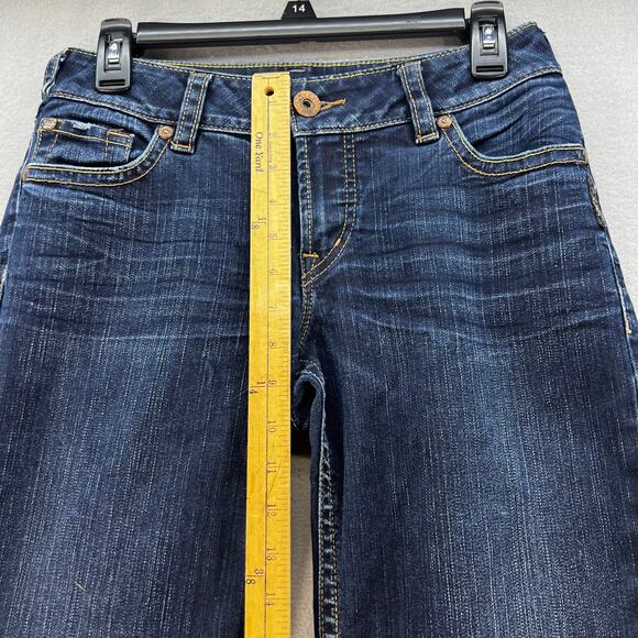 Silver Jean Co. Jeans Women's 27x32 (4) Dark Blue Suki Bootcut Flare Preppy - Picture 13 of 15